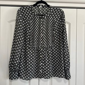 J. Crew Polka Dot Blouse